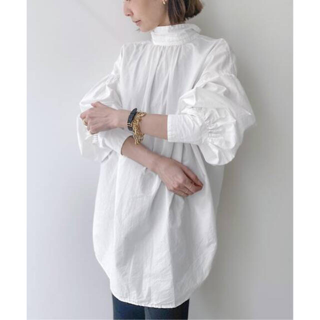 L'Appartement DEUXIEME CLASSE(アパルトモンドゥーズィエムクラス)の【GOOD GRIEF!/グッドグリーフ】Gather Blouse レディースのトップス(シャツ/ブラウス(長袖/七分))の商品写真