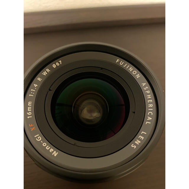 【美品】FUJIFILM XF16mmF1.4 R WR 角形フード付き