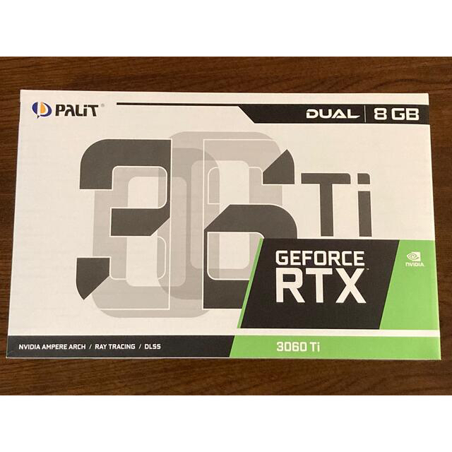 Palit GeForce RTX 3060ti 8GB 非LHR - PCパーツ
