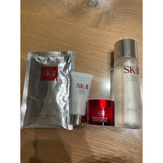 エスケーツー(SK-II)の【6/17まで】sk-ll 洗顔、化粧水、乳液、パックのセット(サンプル/トライアルキット)