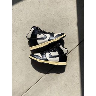 ナイキ(NIKE)のNIKE DUNK HIGH VINTAGE BLACK W26.5cm(スニーカー)