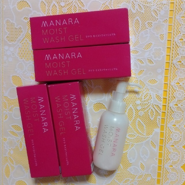 maNara(マナラ)のマナラ　モイストウォッシュゲルホットクレンジングゲル 120ml　4箱セット コスメ/美容のスキンケア/基礎化粧品(クレンジング/メイク落とし)の商品写真