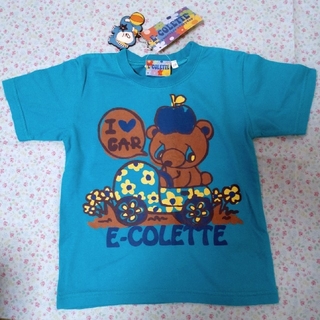 エコレッテ(E-COLETTE)の新品 未使用 エコレッテ Tシャツ サイズ110 ラバーキーホルダー付(Tシャツ/カットソー)