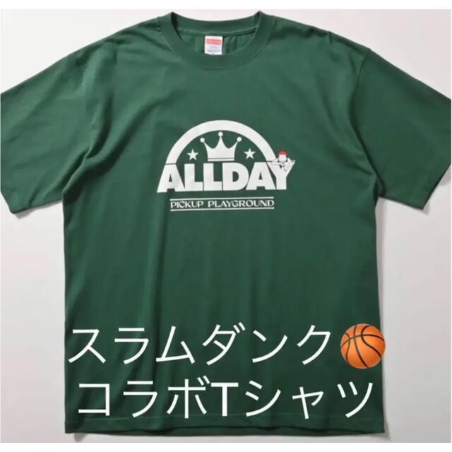 ALLDAY PICKUP PLAYGROUNDスラムダンク半袖コットンTシャツ