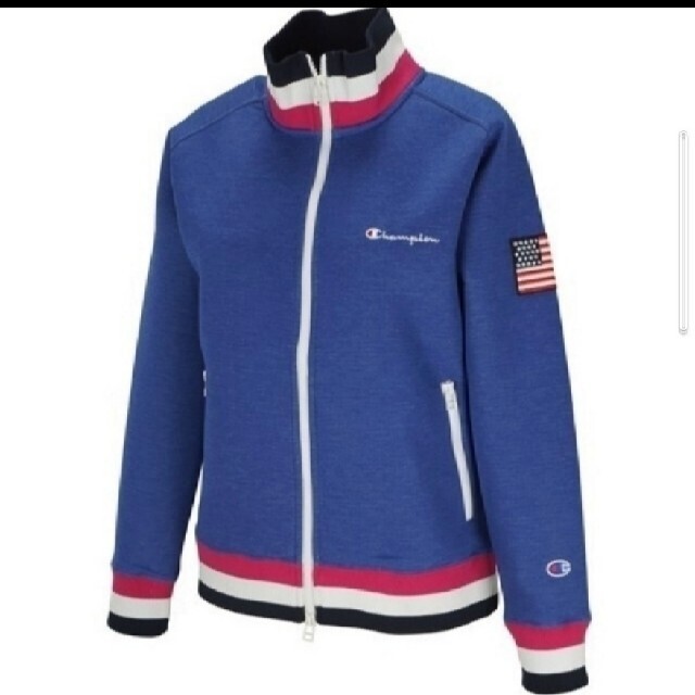 新品 L champion golf USA wrap-air jacket 青 1