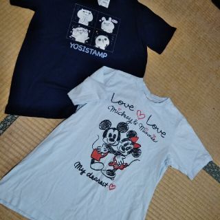 レディースＴシャツ2枚セット♡Disney、YOSISTAMP(Tシャツ(半袖/袖なし))