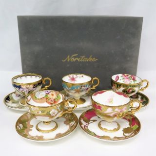 ノリタケ(Noritake)のノリタケ 和花コレクション F52401 カップ&ソーサー 5客 計10点 箱付(食器)