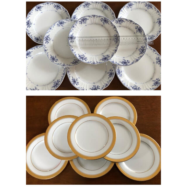 Noritake(ノリタケ)のカツ様 18.5㎝ 9枚と18㎝ 8枚 ノリタケ Noritake インテリア/住まい/日用品のキッチン/食器(食器)の商品写真