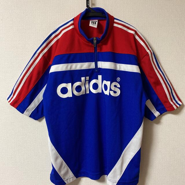 adidas(アディダス)の希少　美品　アディダス　トラックジャケット　90s メンズのトップス(Tシャツ/カットソー(半袖/袖なし))の商品写真