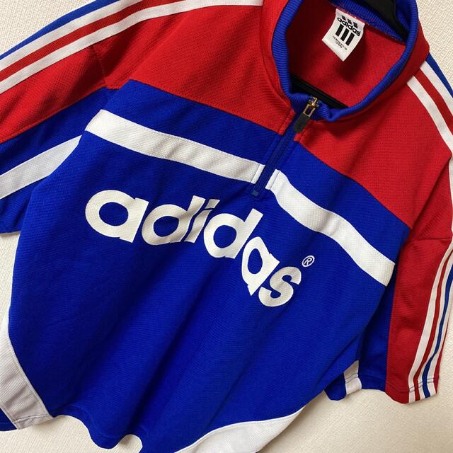 adidas(アディダス)の希少　美品　アディダス　トラックジャケット　90s メンズのトップス(Tシャツ/カットソー(半袖/袖なし))の商品写真