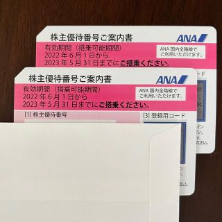 エーエヌエー(ゼンニッポンクウユ)(ANA(全日本空輸))のANA株主優待券　2枚セット(その他)