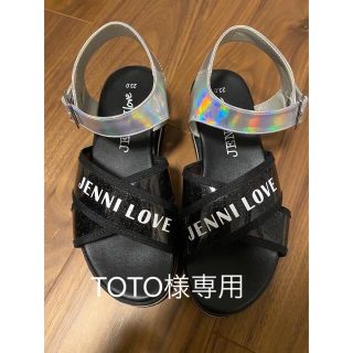 ジェニィ(JENNI)のJENNILOVE 厚底 サンダル 23 ジェニィラブ ジェニー ※最終値下げ(サンダル)