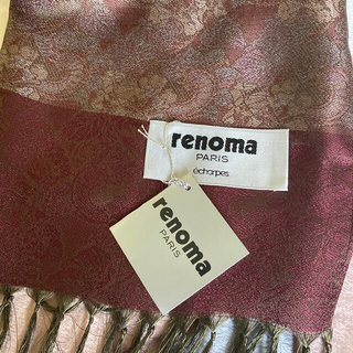 レノマ(RENOMA)のrenoma  絹100%  ストール  スカーフ(ストール/パシュミナ)