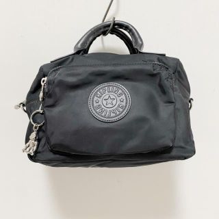 キプリング(kipling)のキプリング ハンドバッグ美品  - 黒(ハンドバッグ)