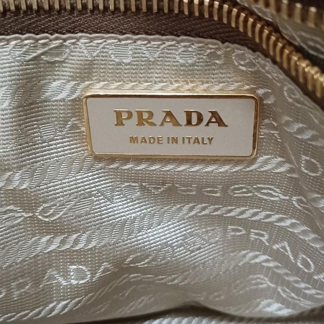 PRADA(プラダ)のプラダ トートバッグ - ベージュ×ブラウン レディースのバッグ(トートバッグ)の商品写真