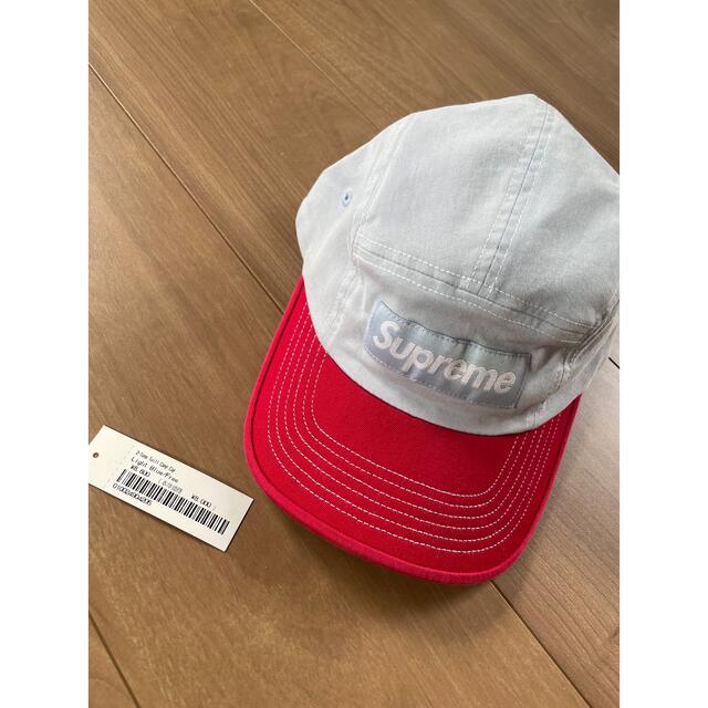 SUPREME 2tone twill camp cap