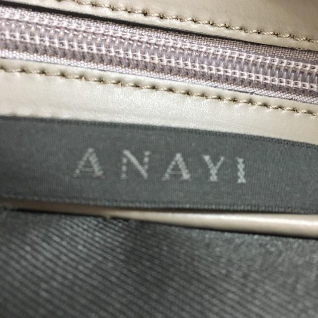 ANAYI(アナイ)のアナイ ハンドバッグ - グレー レザー レディースのバッグ(ハンドバッグ)の商品写真