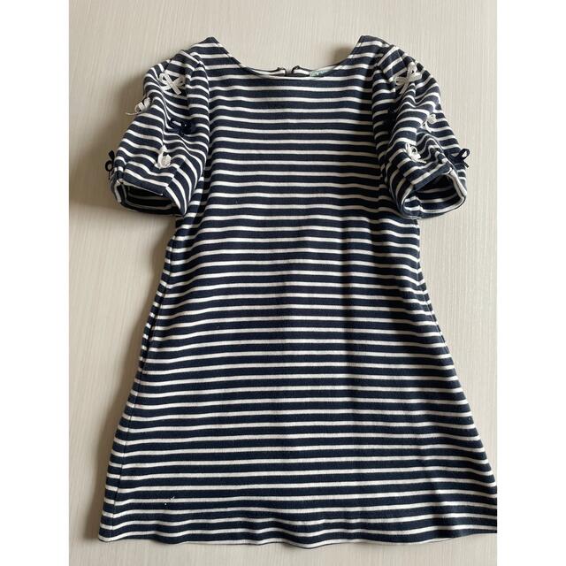 TOCCA(トッカ)のトッカ　ワンピース　リボン　110 キッズ/ベビー/マタニティのキッズ服女の子用(90cm~)(ワンピース)の商品写真