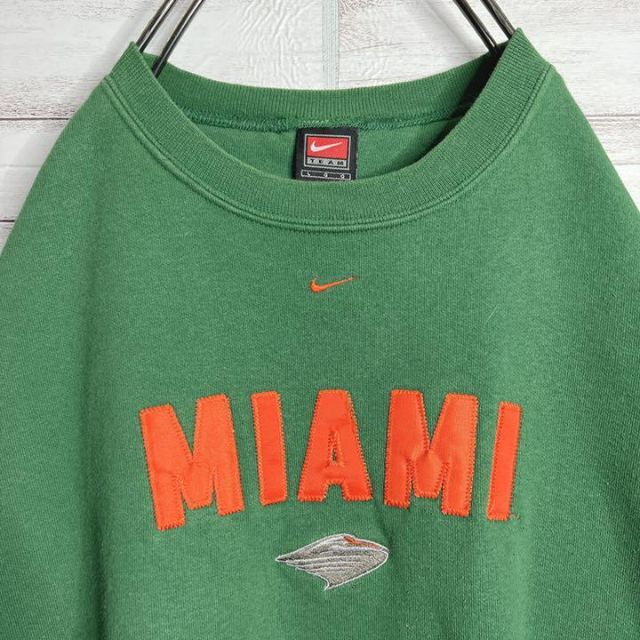 【入手困難!!】ナイキ ✈︎刺繍ロゴ Miami ゆるだぼ VINTAGE