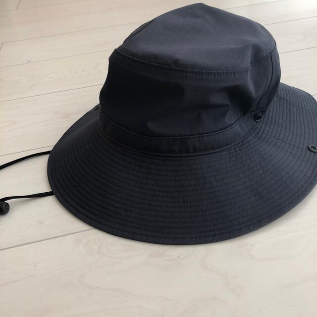 MUJI (無印良品)(ムジルシリョウヒン)の無印良品　サファリハット　ネイビー　56.5〜59cm レディースの帽子(ハット)の商品写真