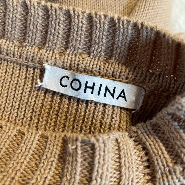 COHINA - コヒナ COHINA サマーニット クロシェ 鍵編み ワンピース ...