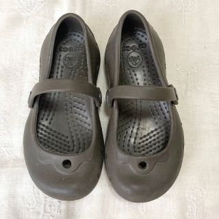 クロックス(crocs)のクロックス crocs★サンダル アリス カーキ ブラウン 8C9 15.5cm(サンダル)