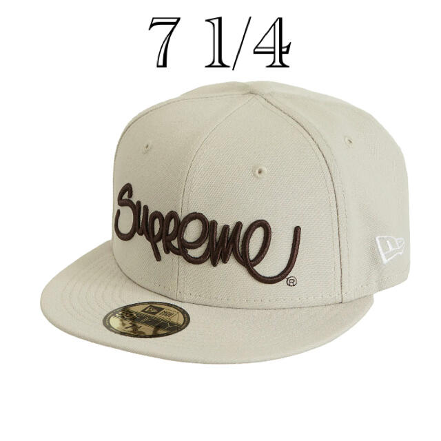 supreme handstyle new era stone 7 1/4