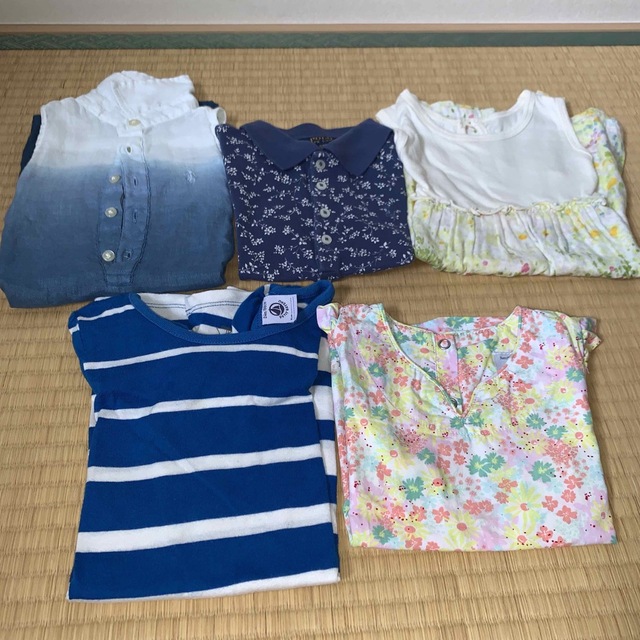 PETIT BATEAU(プチバトー)の子ども服90サイズまとめ売り　夏服 キッズ/ベビー/マタニティのキッズ服女の子用(90cm~)(ワンピース)の商品写真