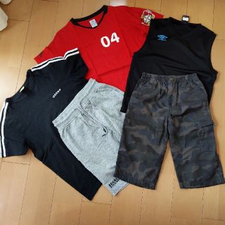 アディダス(adidas)の男の子服まとめ売り★160センチ以上5点(Tシャツ/カットソー)