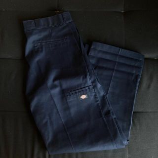 ディッキーズ(Dickies)のDICKIES DOUBLE KNEE 36x32 NAVY(ワークパンツ/カーゴパンツ)