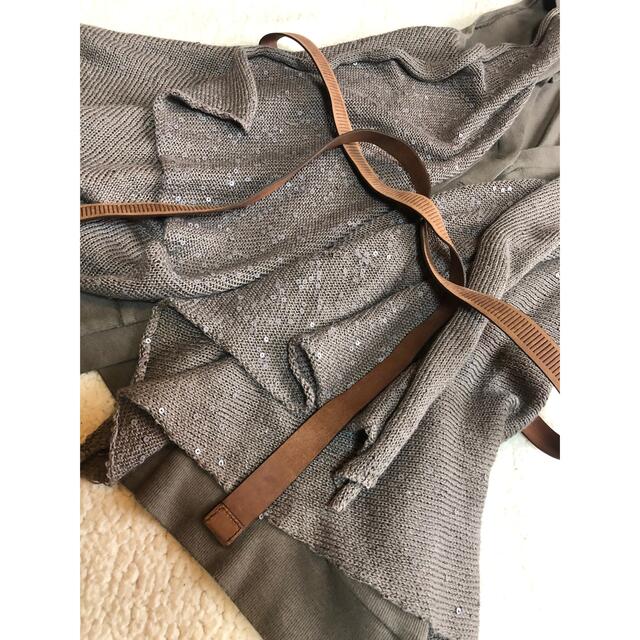 カーディガン ブルネロクチネリ BRUNELLO CUCINELLI スパンコールカーディガン