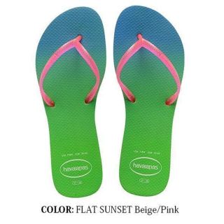 ハワイアナス(havaianas)の【新品】havaianas ハワイアナス ビーチサンダル 23.0～23.5(サンダル)