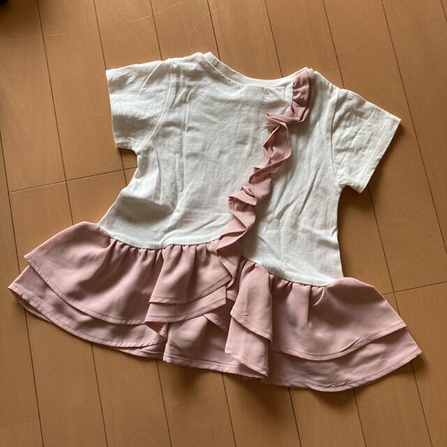 petit main(プティマイン)のプティマイン　Tシャツ　100㎝ キッズ/ベビー/マタニティのキッズ服女の子用(90cm~)(Tシャツ/カットソー)の商品写真