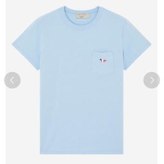 メゾンキツネ(MAISON KITSUNE')のTEE-SHIRT TRICOLOR FOX PATCH(Tシャツ(半袖/袖なし))