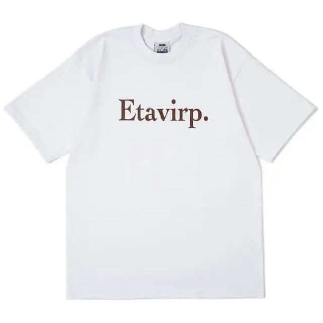 1LDK SELECT(ワンエルディーケーセレクト)のetavirp ロゴTシャツ BROWN Mサイズ メンズのトップス(Tシャツ/カットソー(半袖/袖なし))の商品写真