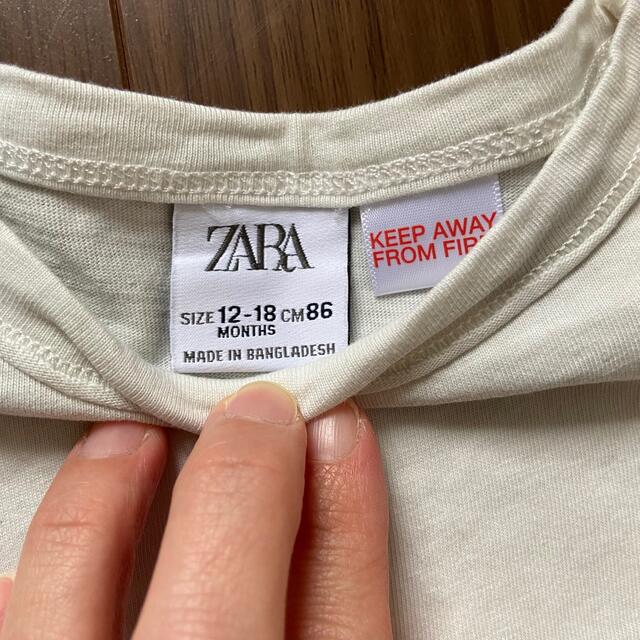 ZARA KIDS(ザラキッズ)の【新品・未使用】ザラベイビー zara baby ZARA Tシャツ　90 86 キッズ/ベビー/マタニティのキッズ服男の子用(90cm~)(Tシャツ/カットソー)の商品写真