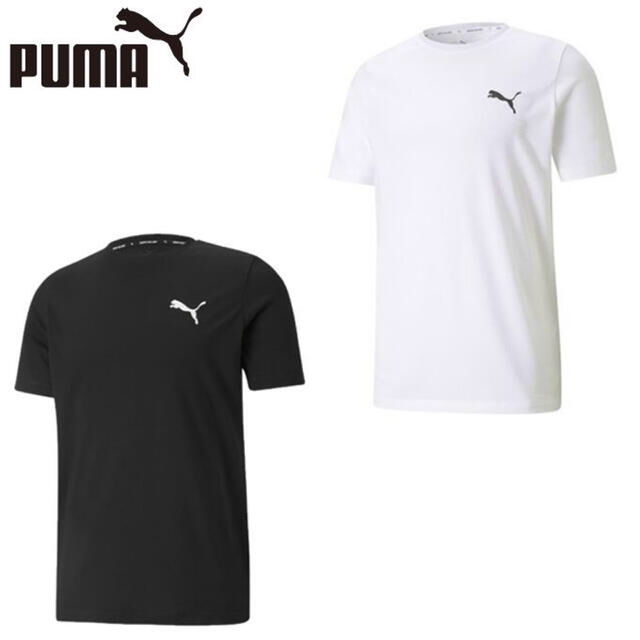 PUMA(プーマ)のプーマ Tシャツ 半袖 ワンポイント機能Tシャツ PUMA  ブラック メンズのトップス(Tシャツ/カットソー(半袖/袖なし))の商品写真