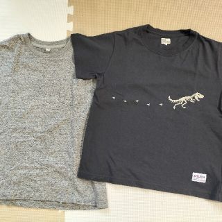 コーエン(coen)のcoenとユニクロ　キッズ　130〜140　半袖Tシャツ2枚(Tシャツ/カットソー)