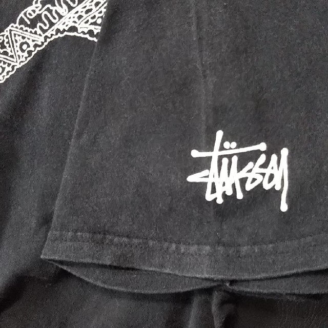 STUSSY(ステューシー)のSTUSSY ステューシーTシャツ 黒 ブラック  L メンズのトップス(Tシャツ/カットソー(半袖/袖なし))の商品写真