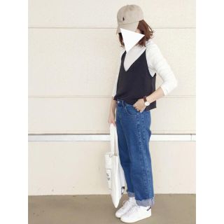 アナザーエディション(ANOTHER EDITION)の大人気商品♡AE サイド切り替えデニムパンツ(デニム/ジーンズ)