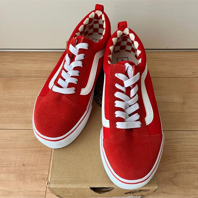 VANS(ヴァンズ)の【VANS】バンズ オールド スクール レッド ホワイト レディースの靴/シューズ(スニーカー)の商品写真