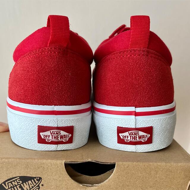 VANS(ヴァンズ)の【VANS】バンズ オールド スクール レッド ホワイト レディースの靴/シューズ(スニーカー)の商品写真