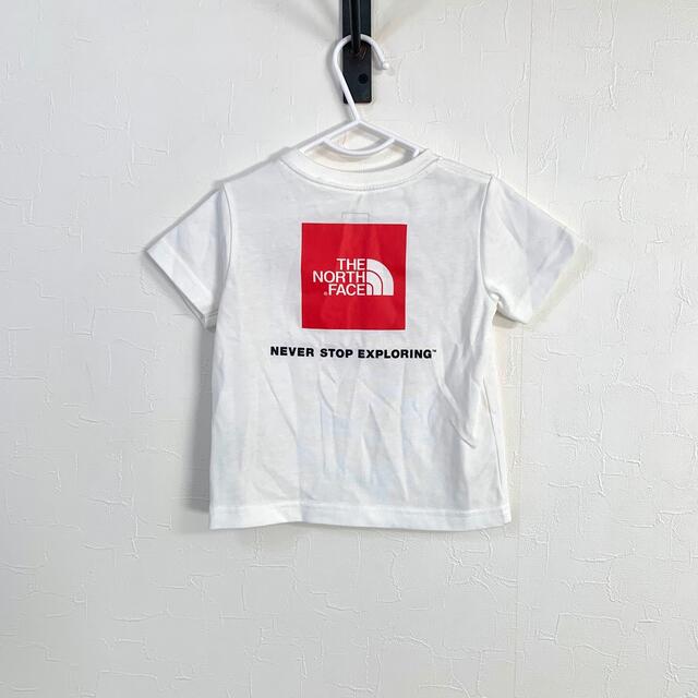 THE NORTH FACE(ザノースフェイス)のTHE NORTH FACE ベビー　バックスクエアロゴTシャツ　80 キッズ/ベビー/マタニティのベビー服(~85cm)(Ｔシャツ)の商品写真