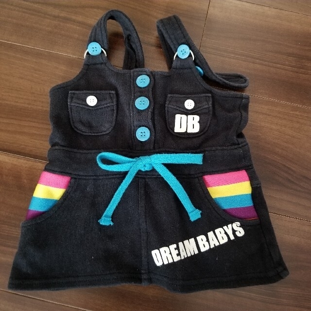 DREAMBABYS(ドリームベイビーズ)のDREAM BABYS ジャンパースカート 80 キッズ/ベビー/マタニティのベビー服(~85cm)(ワンピース)の商品写真