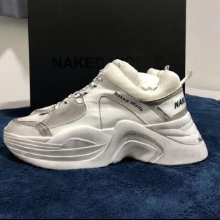 バレンシアガ(Balenciaga)のNaked Wolf ネイキッドウルフ 白スニーカー44(スニーカー)