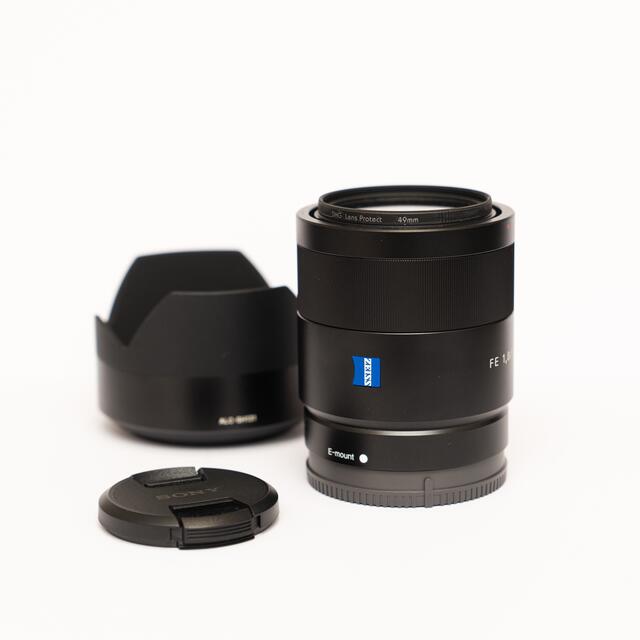 SONY(ソニー)のSonnar T* FE 55mm F1.8 ZA(SEL55F18Z)  スマホ/家電/カメラのカメラ(レンズ(単焦点))の商品写真