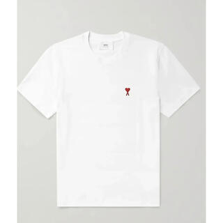 新品未使用　AMI Tシャツ　アミパリス　メンズ　ホワイト　L(Tシャツ/カットソー(半袖/袖なし))