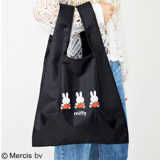 宝島社(タカラジマシャ)の【sweet 2021年12月号付録】ミッフィー とても大きなショッピングバッグ レディースのバッグ(エコバッグ)の商品写真