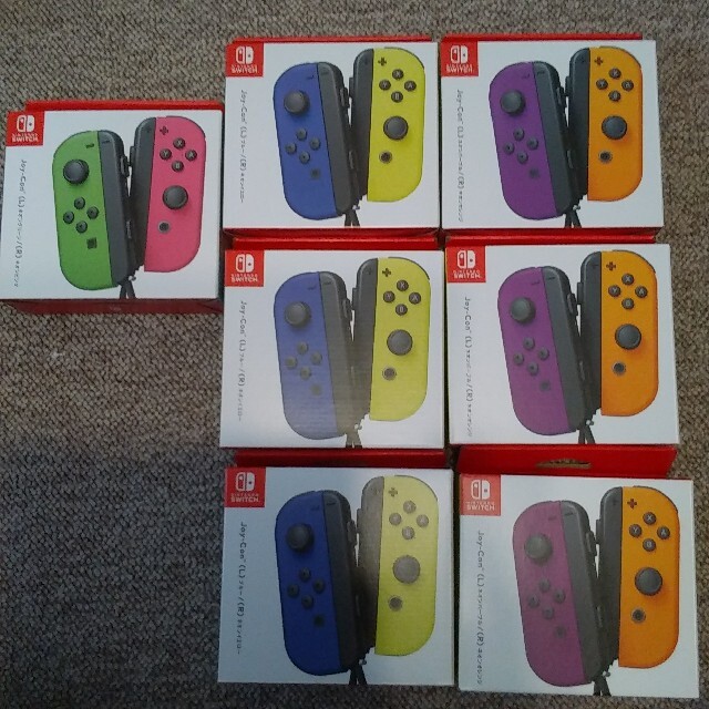 Nintendo Switch - たっちゃん様用　新品未開封品　joycon 各カラー　計７個