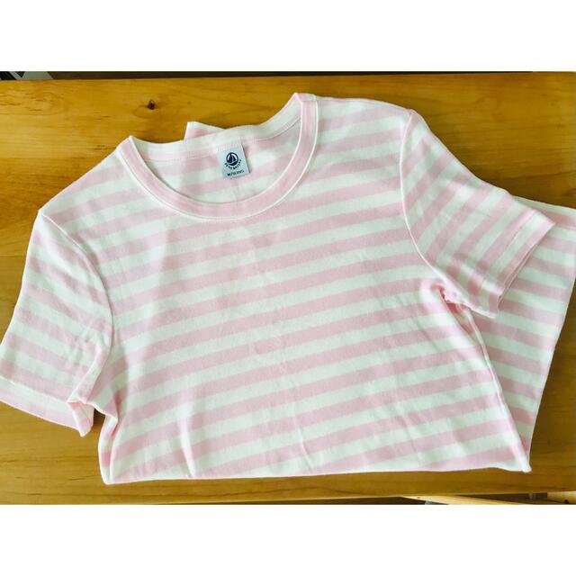 Petit Bateau プチバトー 半袖カットソー ピンクボーダーティーシャツの通販 By ローズハムスター S Shop プチバトーならラクマ